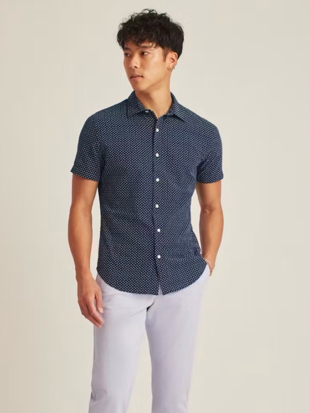 Bonobos Men’s Riviera Short Sleeve Shirt-M